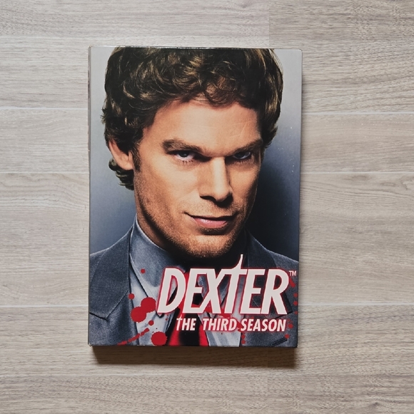 None Other - Dexter: The Third Season (DVD, 2008) 4-Disc Set Complete Season 3 with Slipcover
